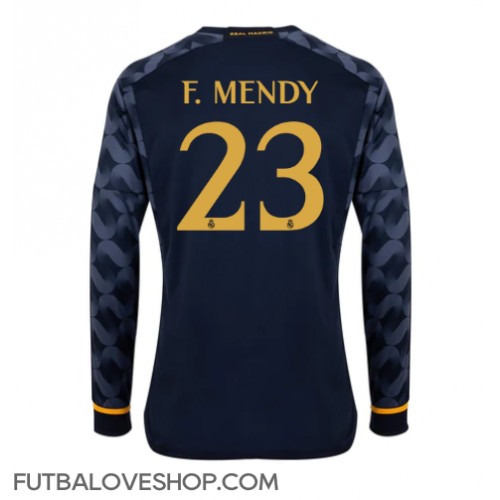 Dres Real Madrid Ferland Mendy #23 Preč 2023-24 Dlhy Rukáv